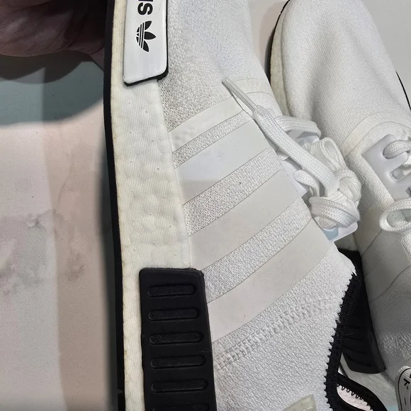 Adidas NMD R1 White W/Black - Picture 5 of 6